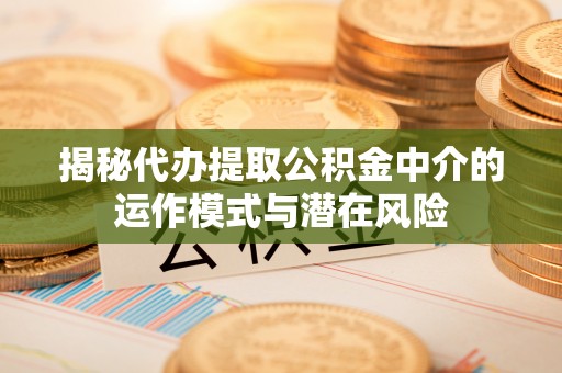 钟楼揭秘代办提取公积金中介的运作模式与潜在风险